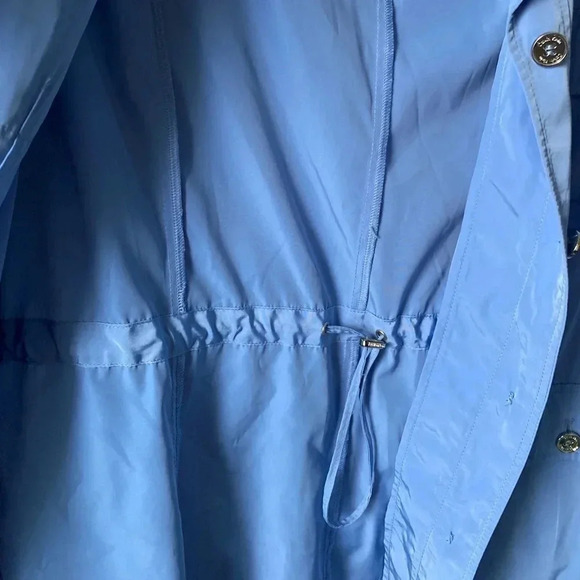 Calvin Klein Light Blue Lightweight Polyester Clinch Jacket Long Sleeves Size L - Picture 5 of 7